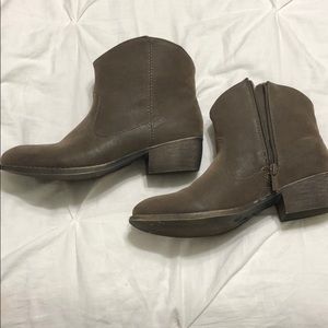 Brown booties